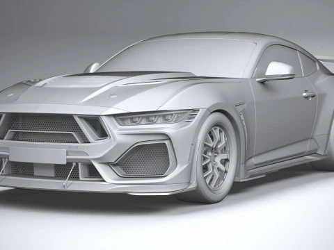 Shelby S650 Super Snake 2026 3D Model