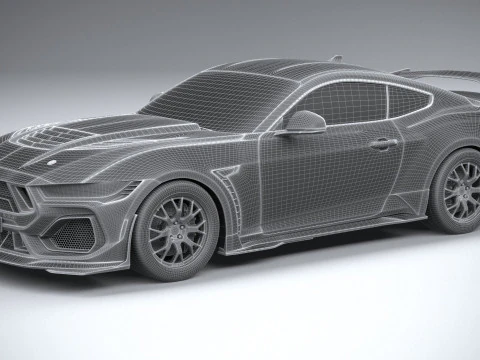 Shelby S650 Super Snake 2026 3D Model