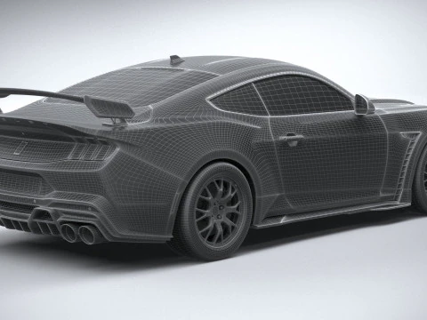 Shelby S650 Super Snake 2026 3D Model