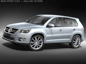 Volkswagen Tiguan midpoly 3D Model