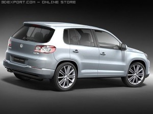 Volkswagen Tiguan midpoly 3D 模型