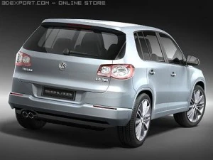 Volkswagen Tiguan midpoly 3D Model