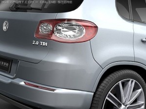 Volkswagen Tiguan midpoly 3D 模型