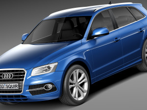 Audi SQ5 2013 3D Model