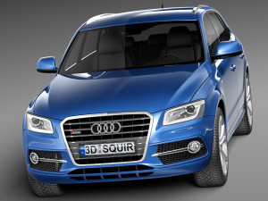 Audi SQ5 2013 3D Модель