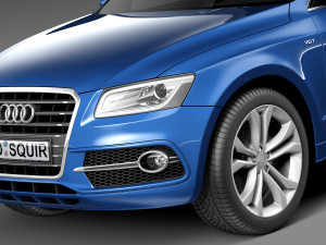 Audi SQ5 2013 3D Модель