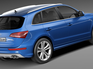 Audi SQ5 2013 3D Модель
