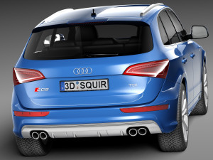 Audi SQ5 2013 3D Модель