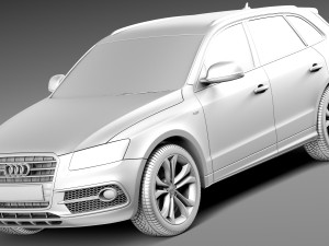Audi SQ5 2013 3D Модель