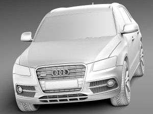 Audi SQ5 2013 3D Модель