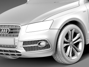 Audi SQ5 2013 3D Модель