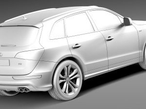 Audi SQ5 2013 3D Модель