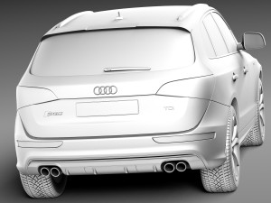Audi SQ5 2013 3D Модель