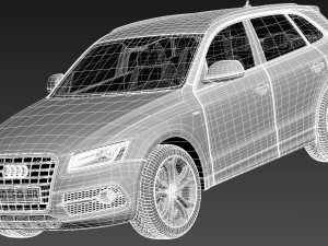 Audi SQ5 2013 3D Модель