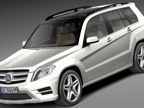 Mercedes-Benz GLK 2013 3D Model