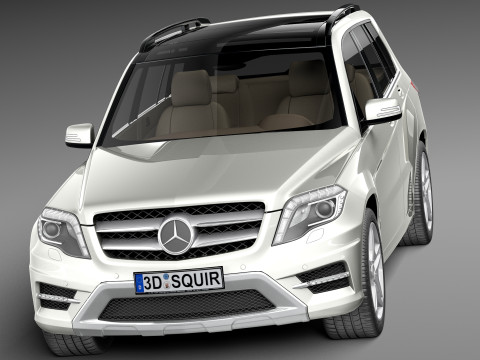 Mercedes-Benz GLK 2013 3D Model