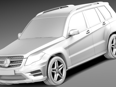 Mercedes-Benz GLK 2013 3D Model