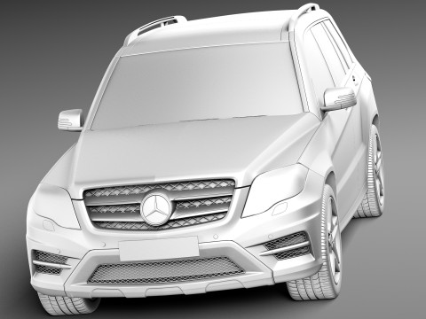 Mercedes-Benz GLK 2013 3D Model