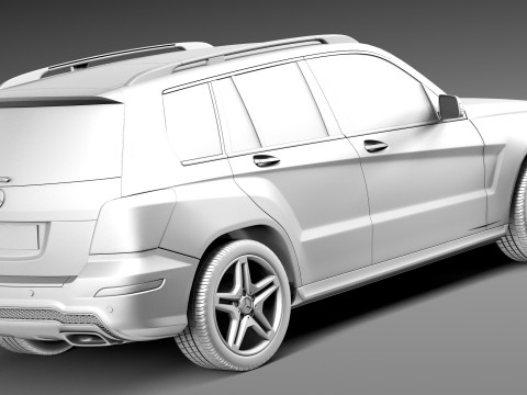 Mercedes-Benz GLK 2013 3D Model