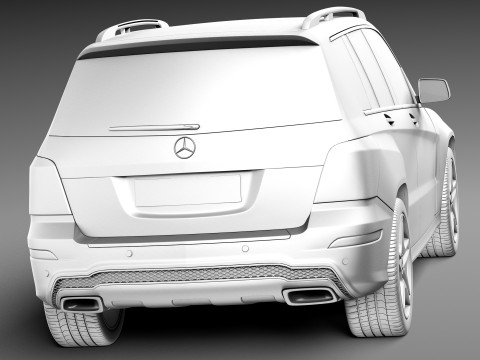 Mercedes-Benz GLK 2013 3D Model