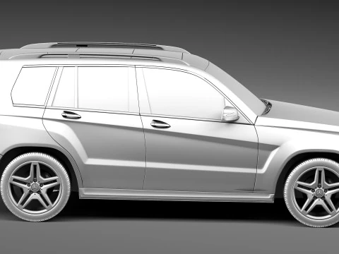 Mercedes-Benz GLK 2013 3D Model