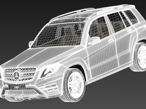 Mercedes-Benz GLK 2013 3D Model