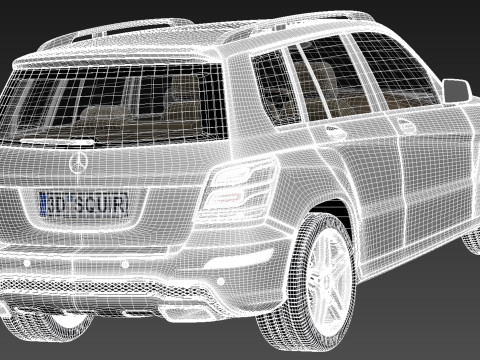 Mercedes-Benz GLK 2013 3D Model