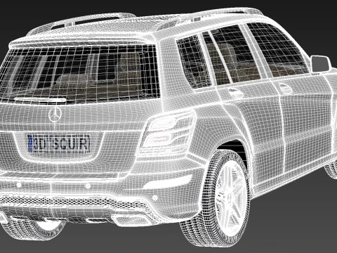 Mercedes-Benz GLK 2013 3D Model