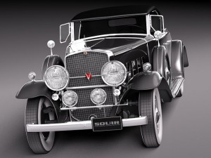 Cadillac V16 Sixteen 1930 Roadster 3D Model