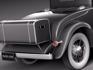 Cadillac V16 Sixteen 1930 Roadster 3D Model