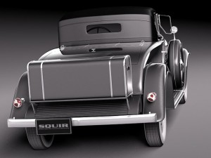 Cadillac V16 Sixteen 1930 Roadster 3D Model