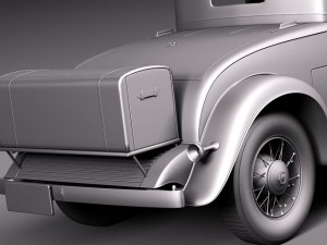 Cadillac V16 Sixteen 1930 Roadster 3D Model