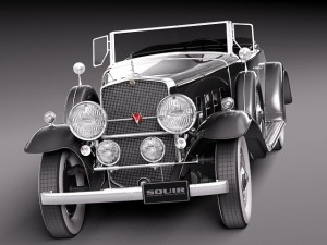 Cadillac V16 Sixteen 1930 Roadster 3D Model