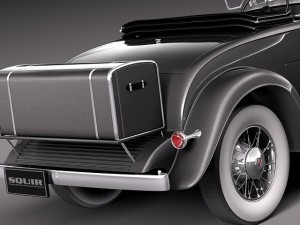 Cadillac V16 Sixteen 1930 Roadster 3D Model