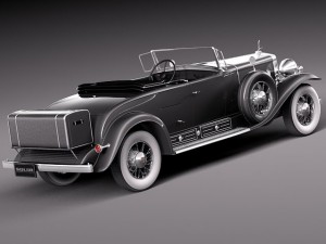 Cadillac V16 Sixteen 1930 Roadster 3D Model