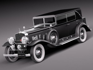 Cadillac V16 Sixteen 1930 Fleetwood Imperial 3D Model