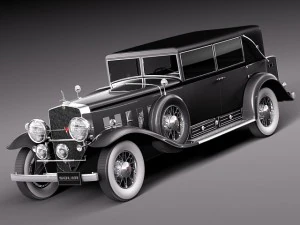 凯迪拉克 V16 十六 1930 弗利特伍德帝国 3D 模型