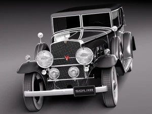 Cadillac V16 Sixteen 1930 Fleetwood Imperial 3D Model