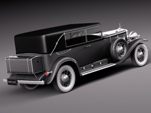 Cadillac V16 Sixteen 1930 Fleetwood Imperial 3D-Modell