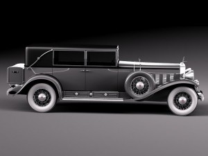 Cadillac V16 Sixteen 1930 Fleetwood Imperial 3D-Modell