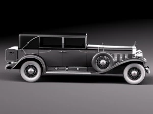 Cadillac V16 Sixteen 1930 Fleetwood Imperial 3D Model