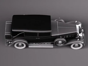 Cadillac V16 Sixteen 1930 Fleetwood Imperial 3D Model