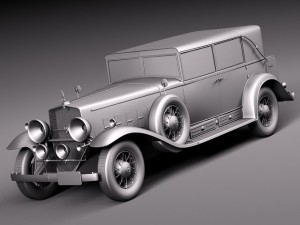Cadillac V16 Sixteen 1930 Fleetwood Imperial 3D-Modell