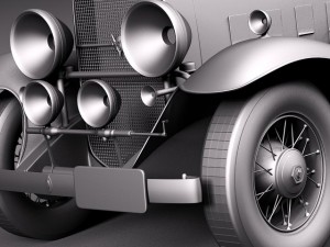 Cadillac V16 Sixteen 1930 Fleetwood Imperial 3D-Modell