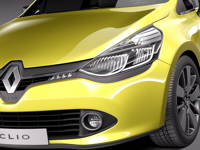 renault clio 2013 3D Model in Compact Cars 3DExport