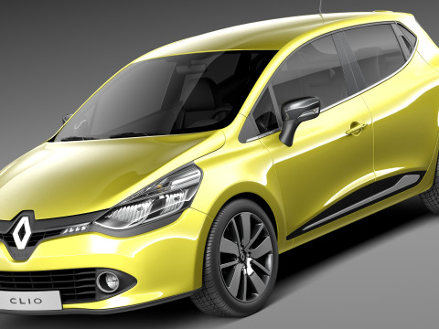 Renault Clio 2013 3D 모델