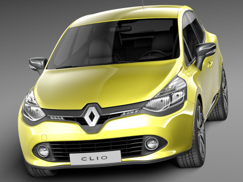 Renault Clio 2013 Modèle 3D