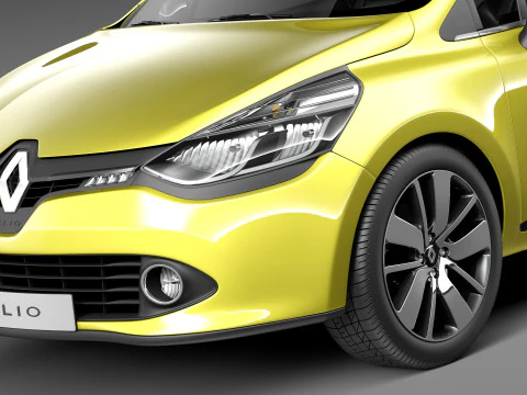 Renault Clio 2013 3D Model