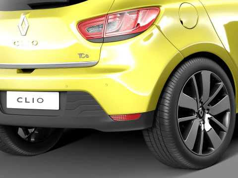 Renault Clio 2013 3D Model