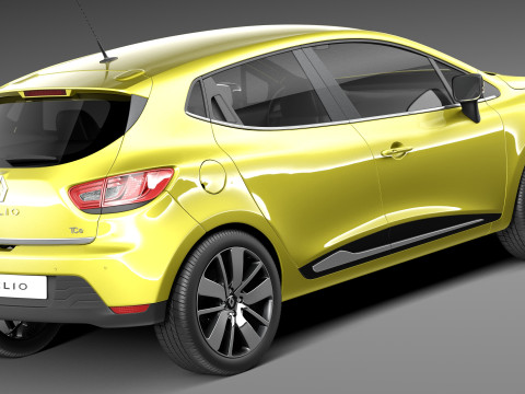 Renault Clio 2013 Modèle 3D